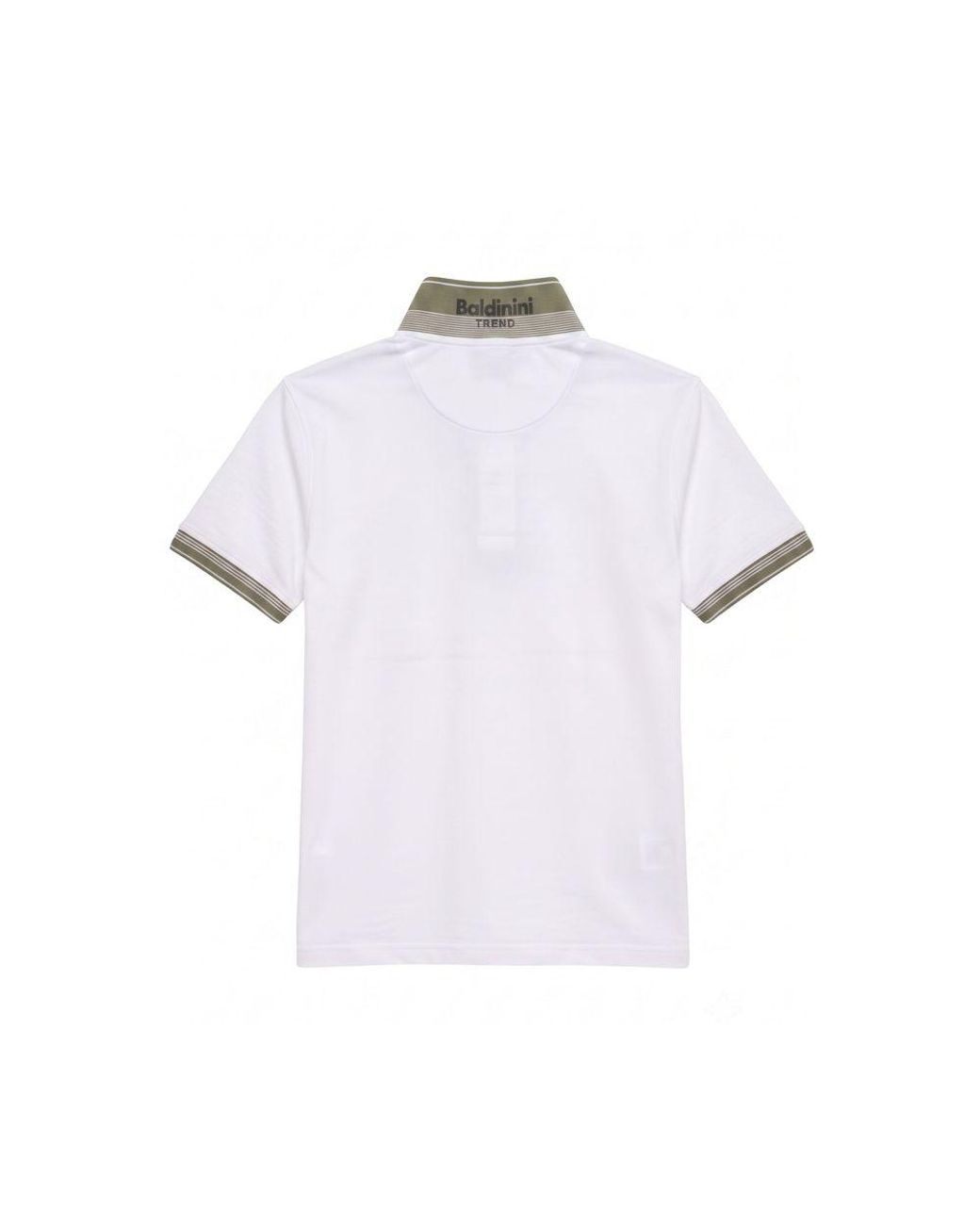 Baldinini White Cotton Men Polo for men