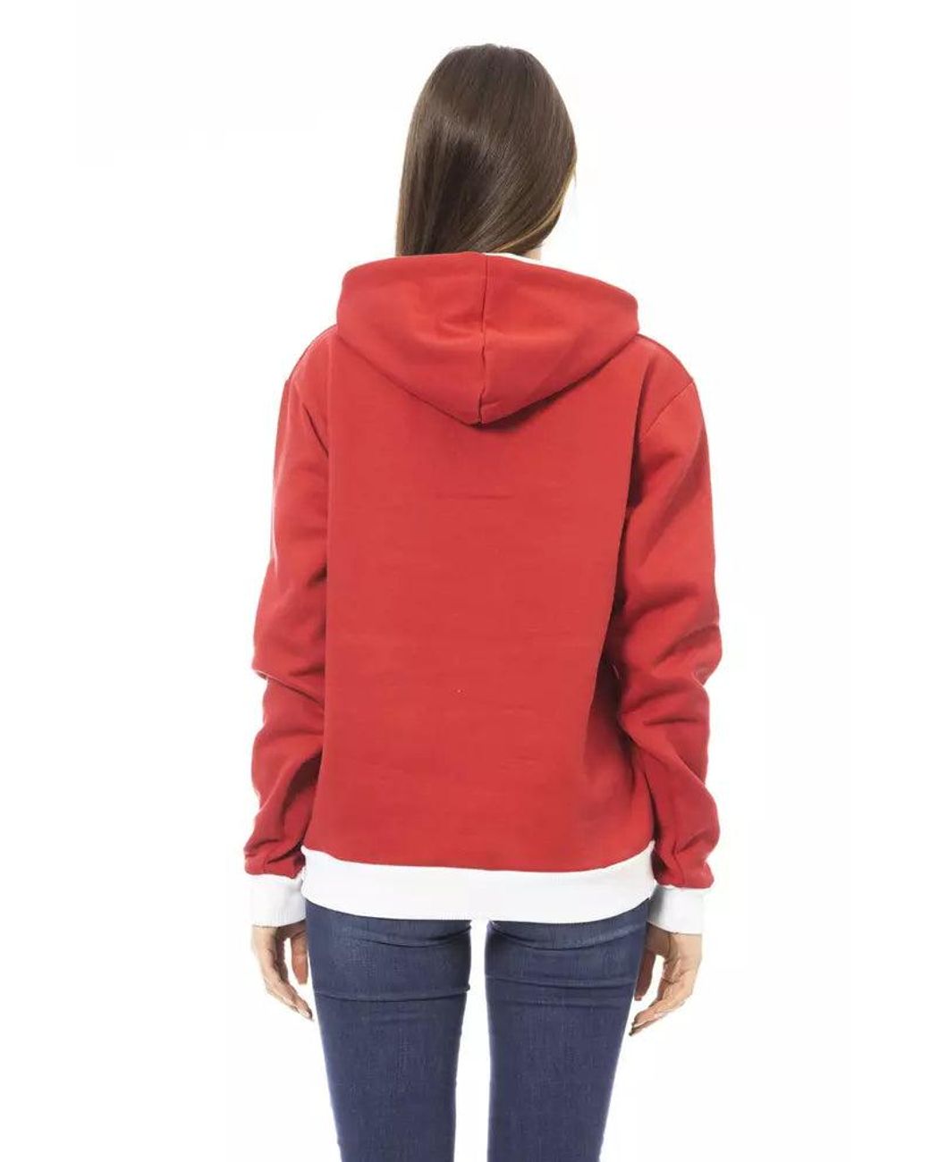 Baldinini Red Cotton Sweater