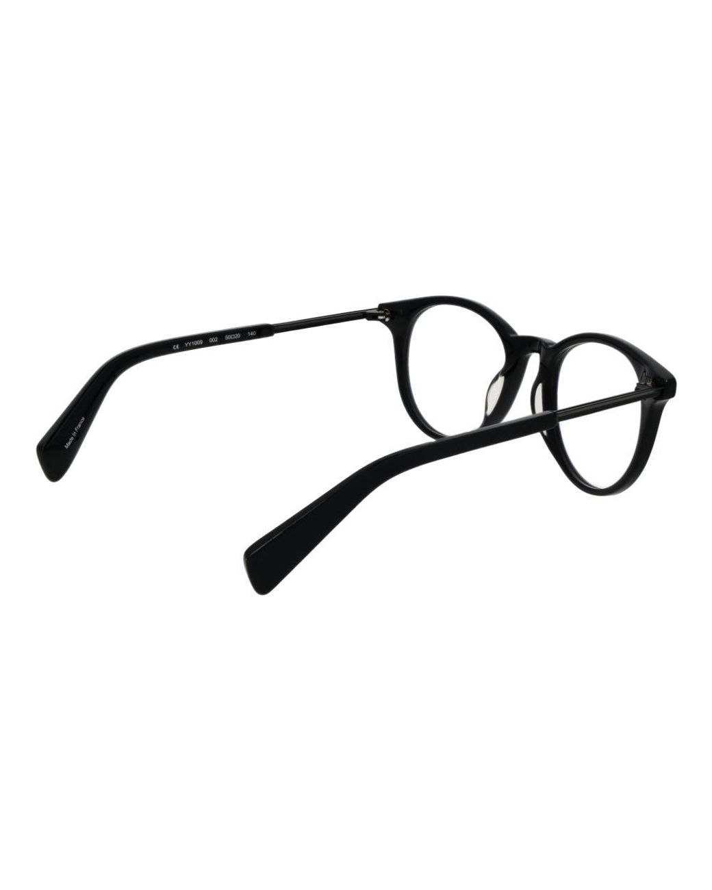 Yohji Yamamoto Black Plastic Glasses (Frames) for men