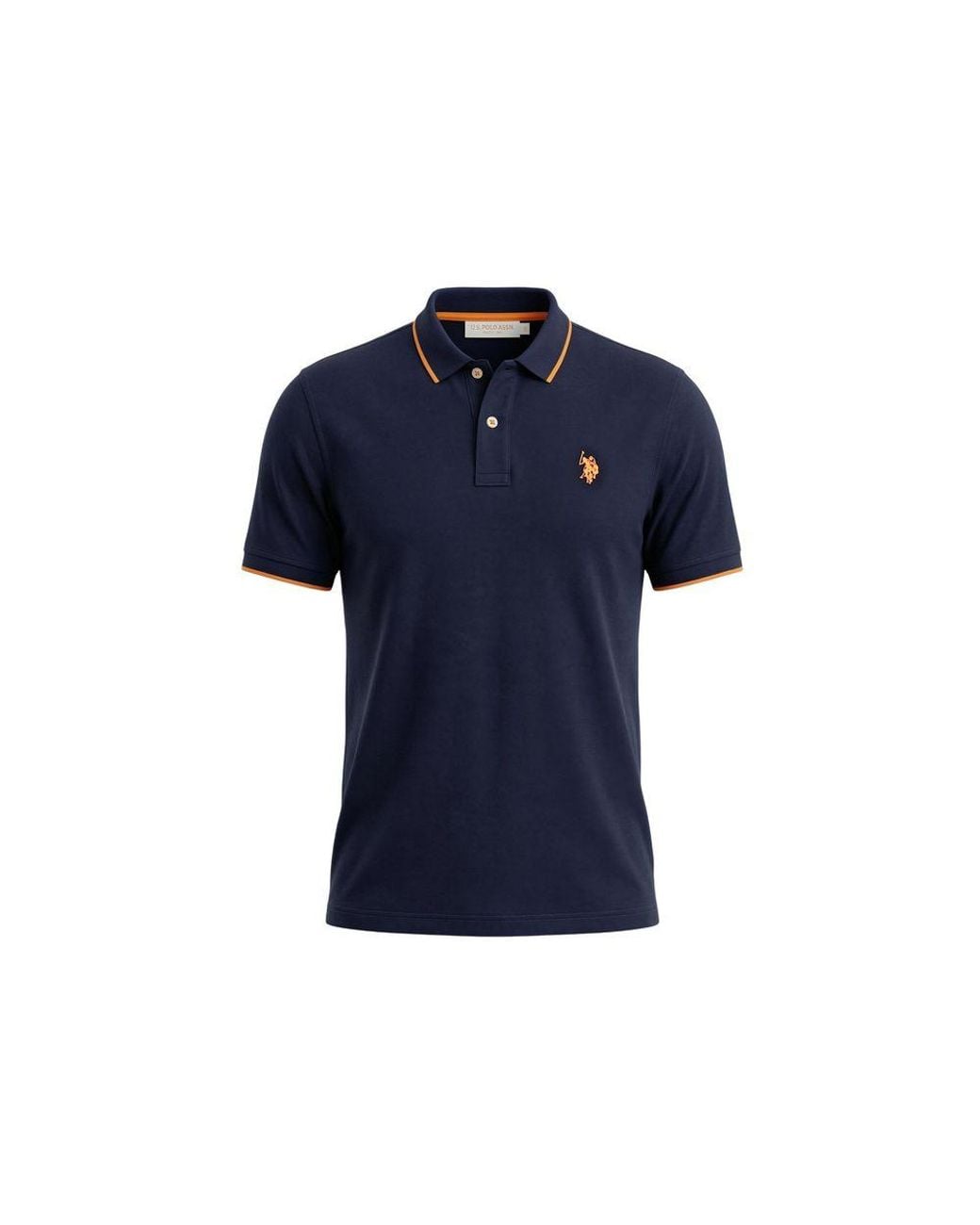 U.S. POLO ASSN. Blue Cotton Polo Shirt for men