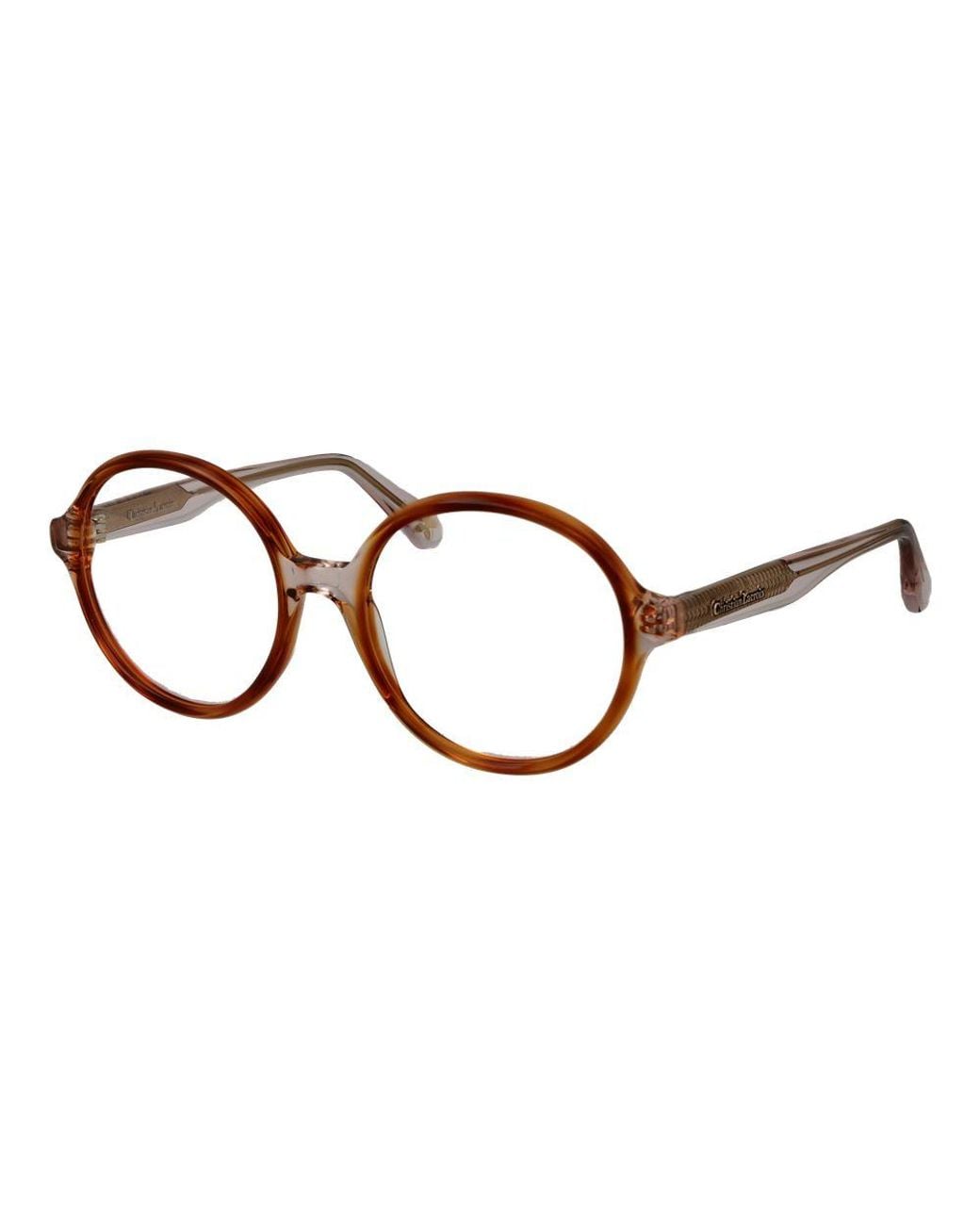 Christian Lacroix Brown Acetate Glasses (frames)