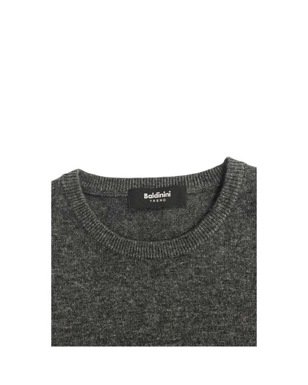 Baldinini Gray Cashmere Sweater for men