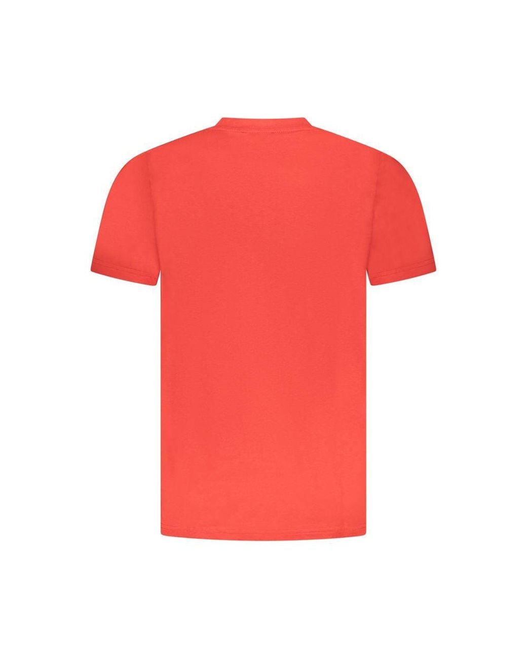 Roberto Cavalli Red Cheetah Print Short Sleeve Tee for men