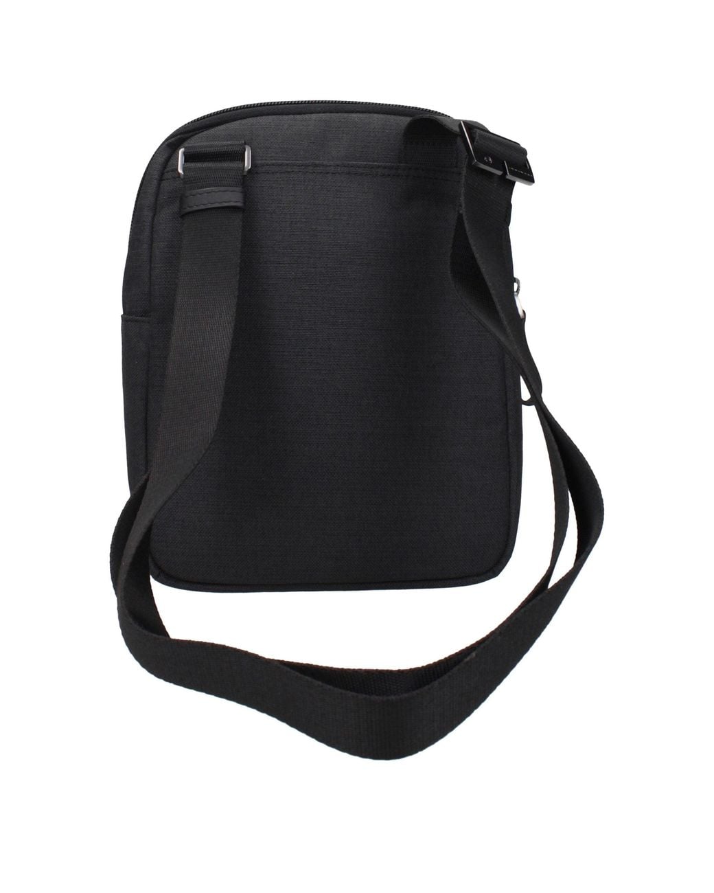 Piquadro Black Fabric Crossbody Bags
