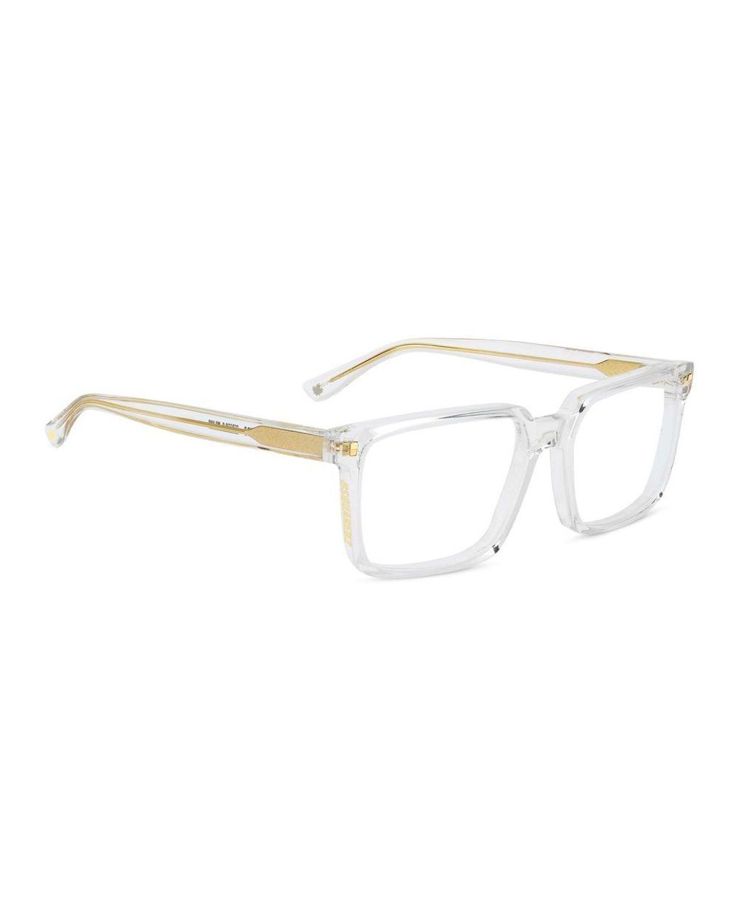 DSquared² Metallic Transparent Acetate Glasses (frames) for men
