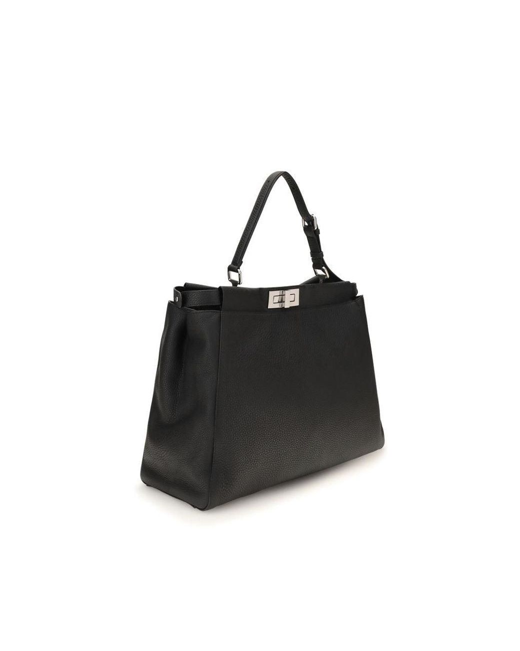 Fendi Black Calf Leather Bos Taurus Shoulder Bag for men