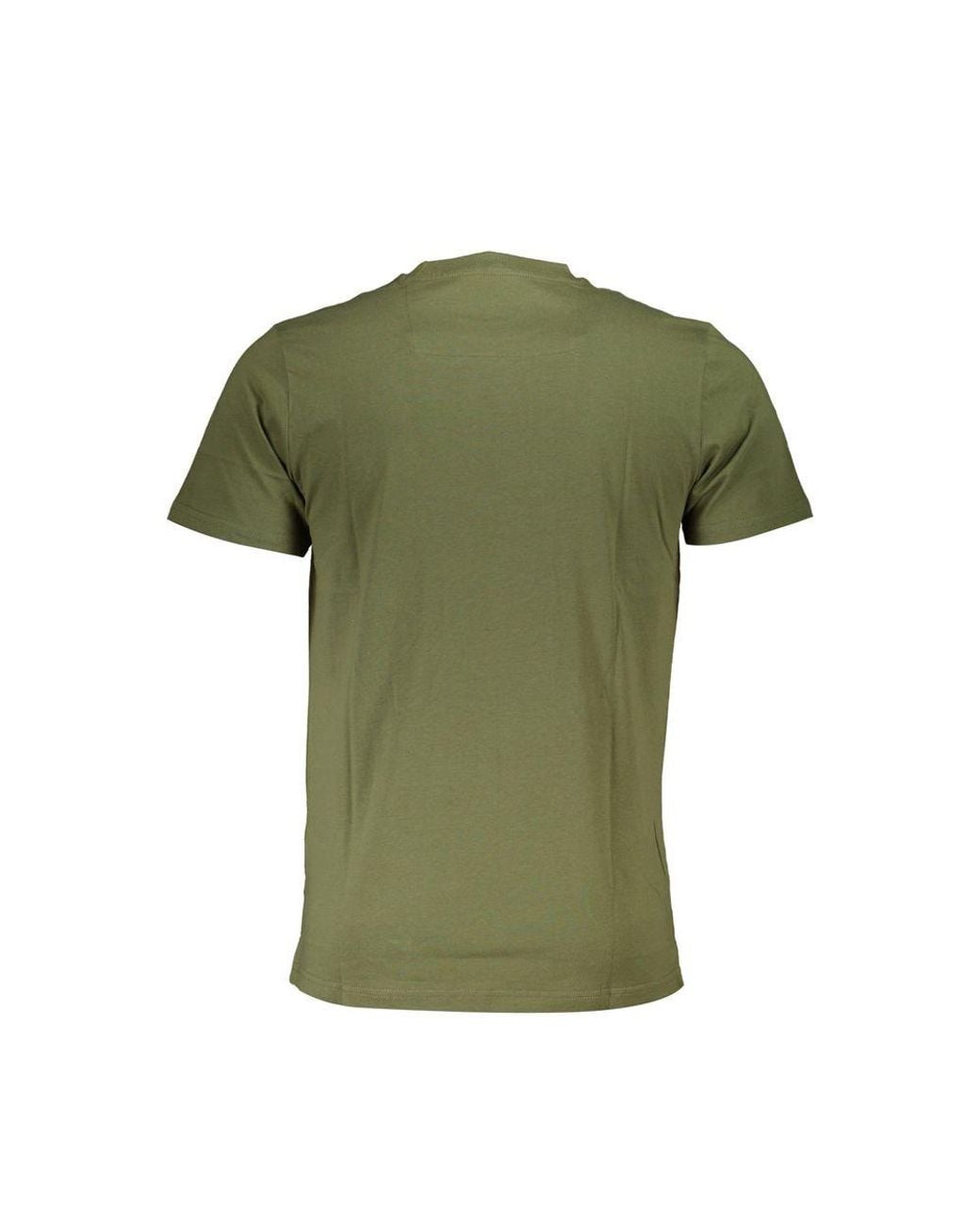 Roberto Cavalli Green Cotton T-Shirt for men