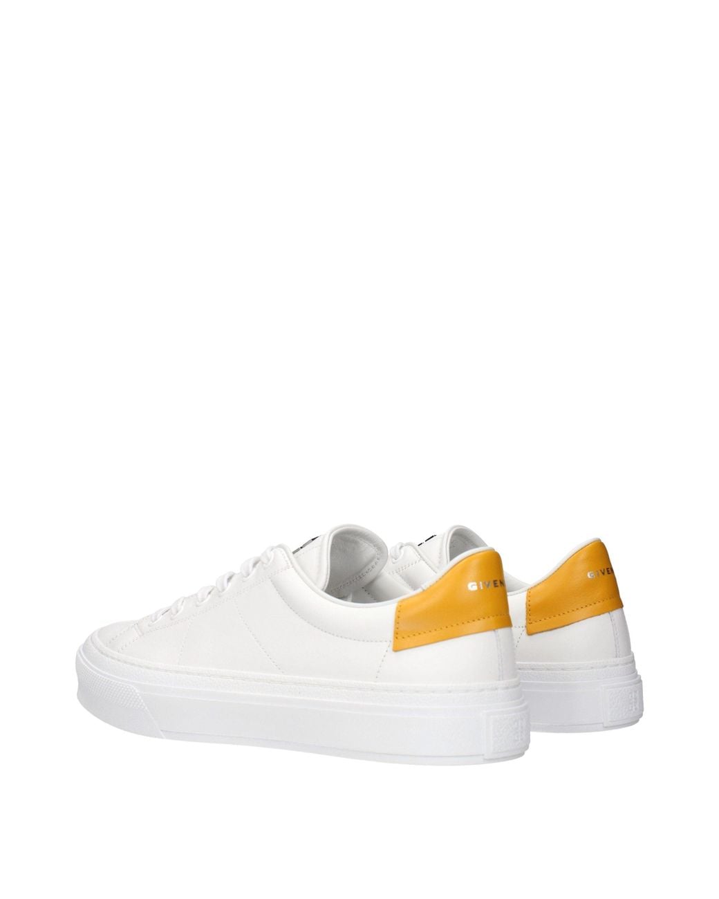 Givenchy White Leather Low Top Sneakers for men