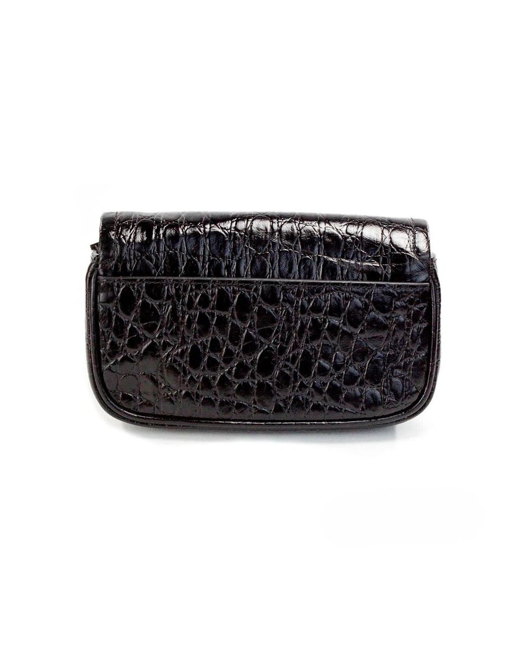 Marc Jacobs Black The Mini Shoulder Bag Embossed Leather Crossbody