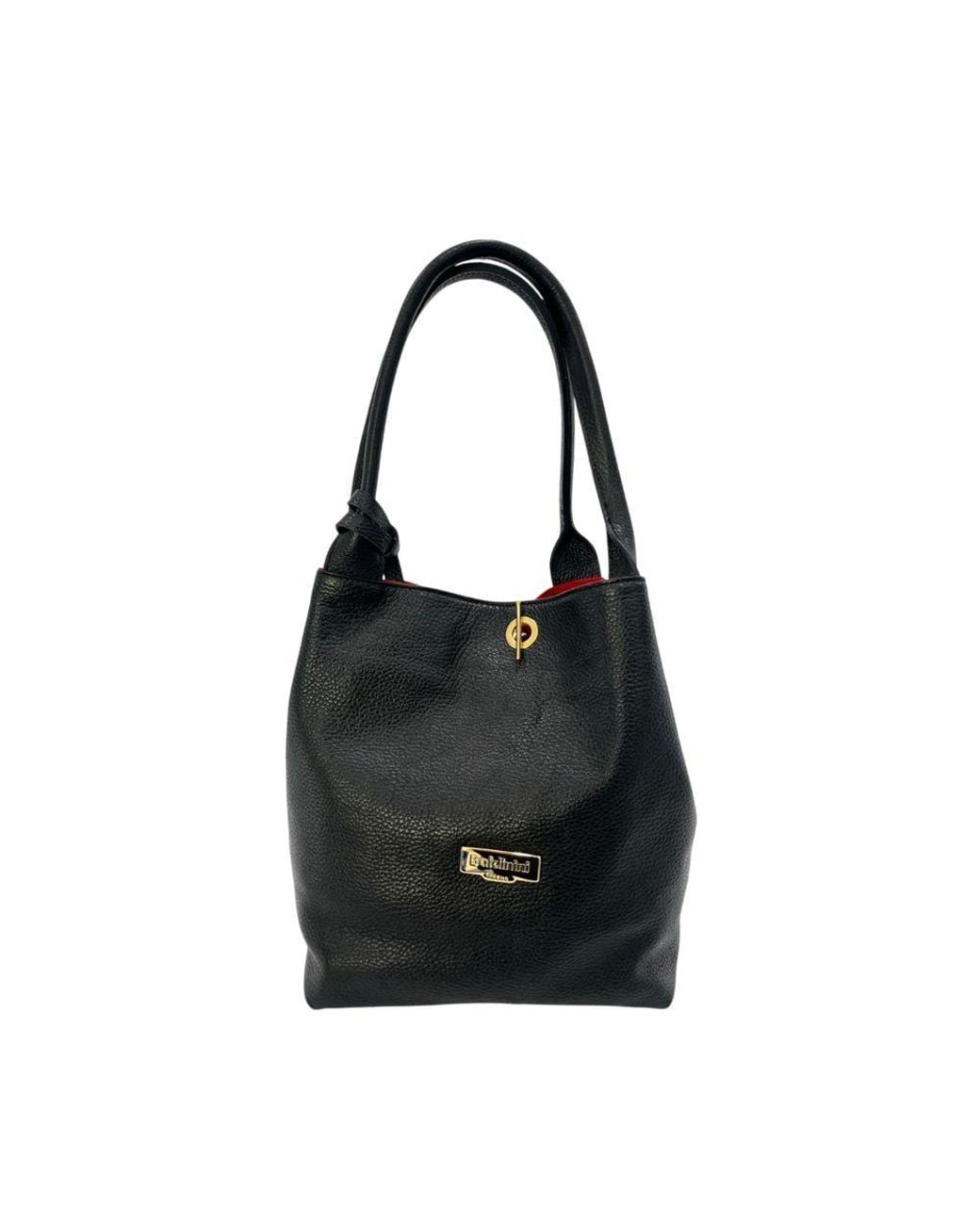 Baldinini Black Cow Shoulder Bag