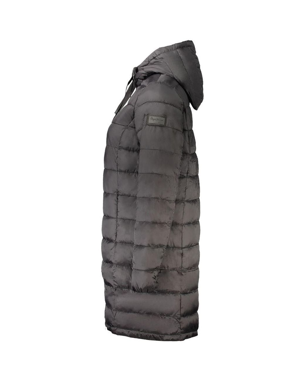 Pepe Jeans Gray Black Nylon S Jacket
