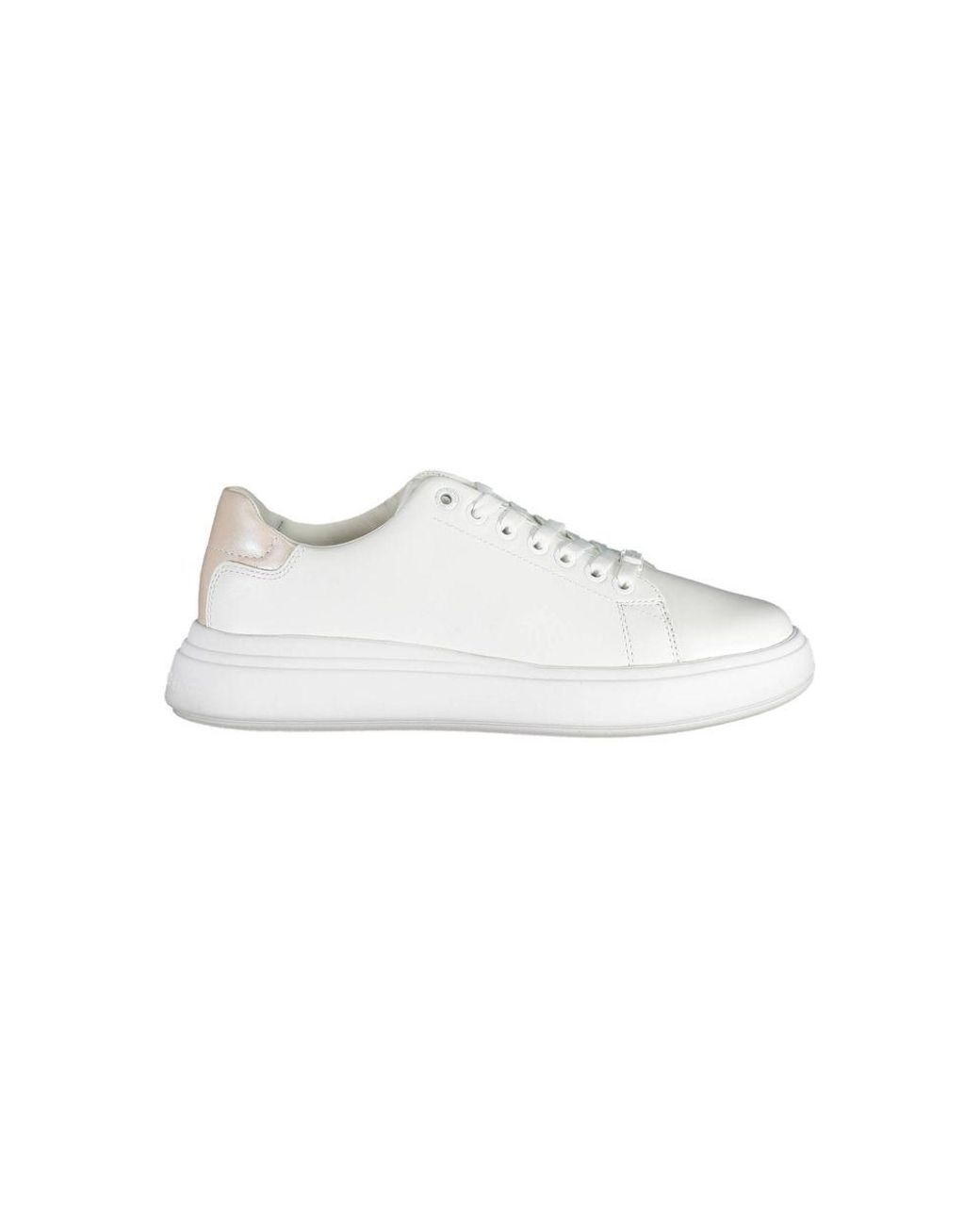 Calvin Klein White Leather Sneaker
