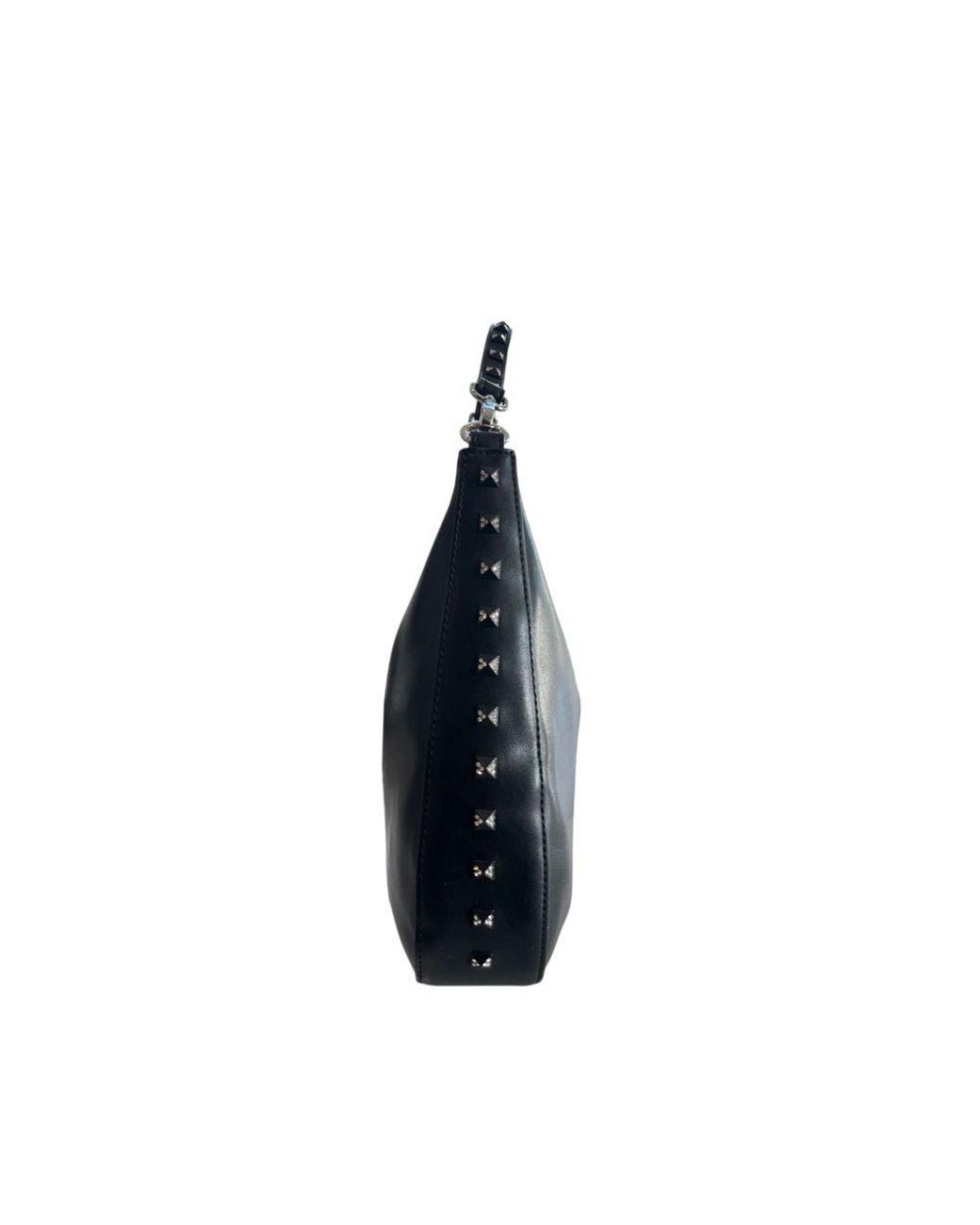 Twinset Blue Black Pu Shoulder Bag