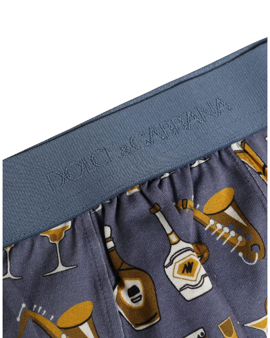 Dolce & Gabbana Gray Jazz Cocktail Brando Brief Underwear for men