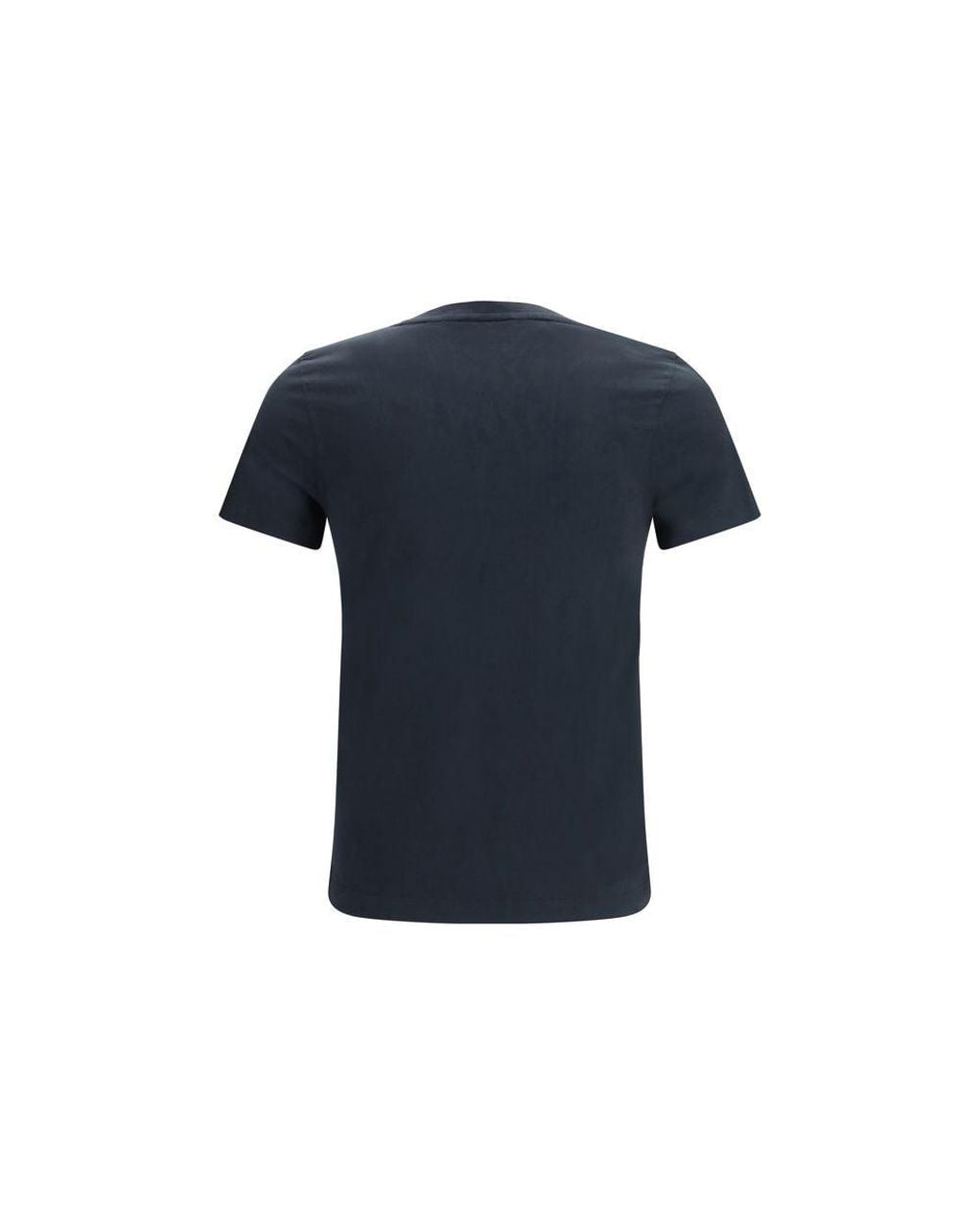 Maison Kitsuné Blue Gray Organic Cotton T for men