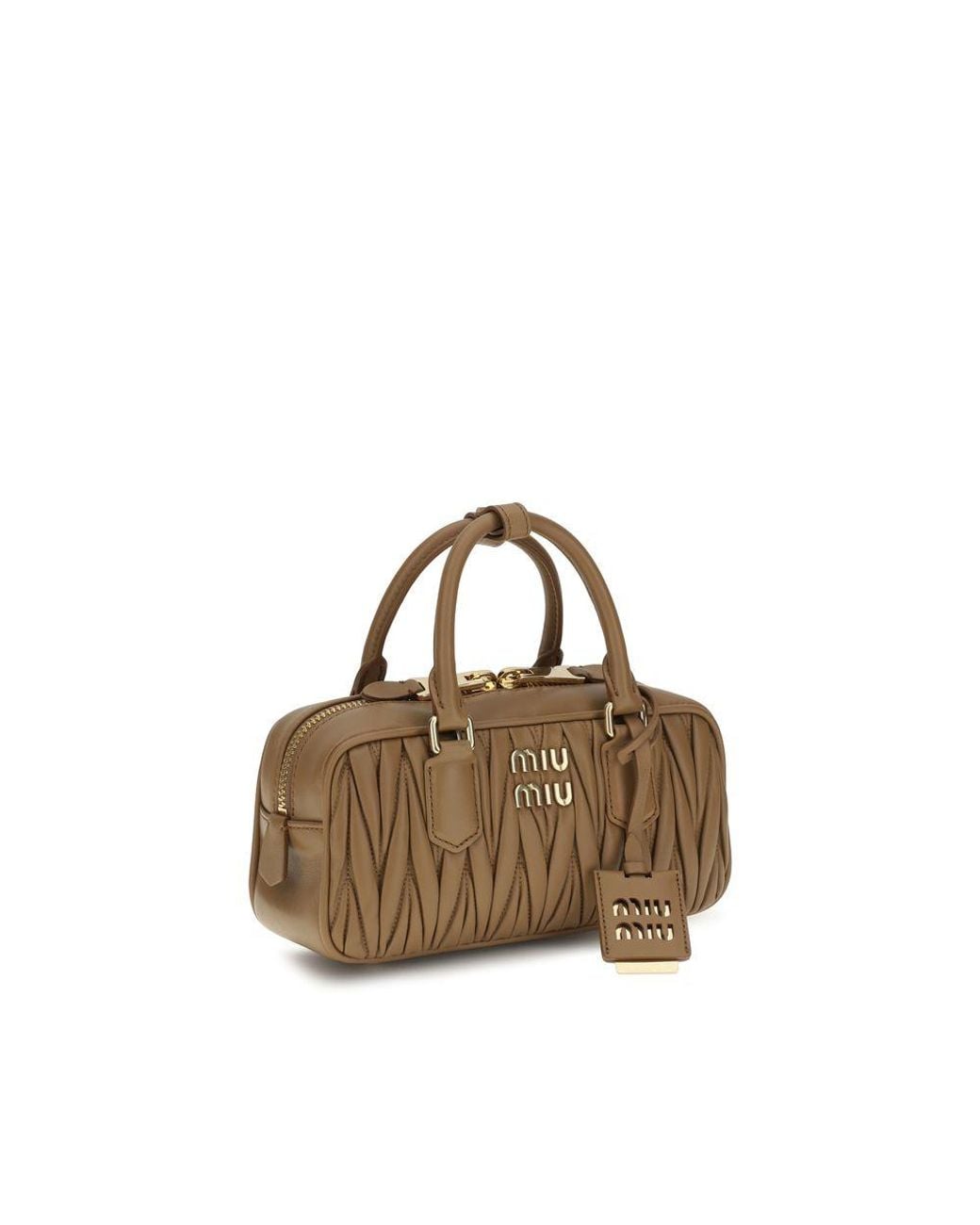 Miu Miu Brown Miu Miu Arcadie Shoulder Bag