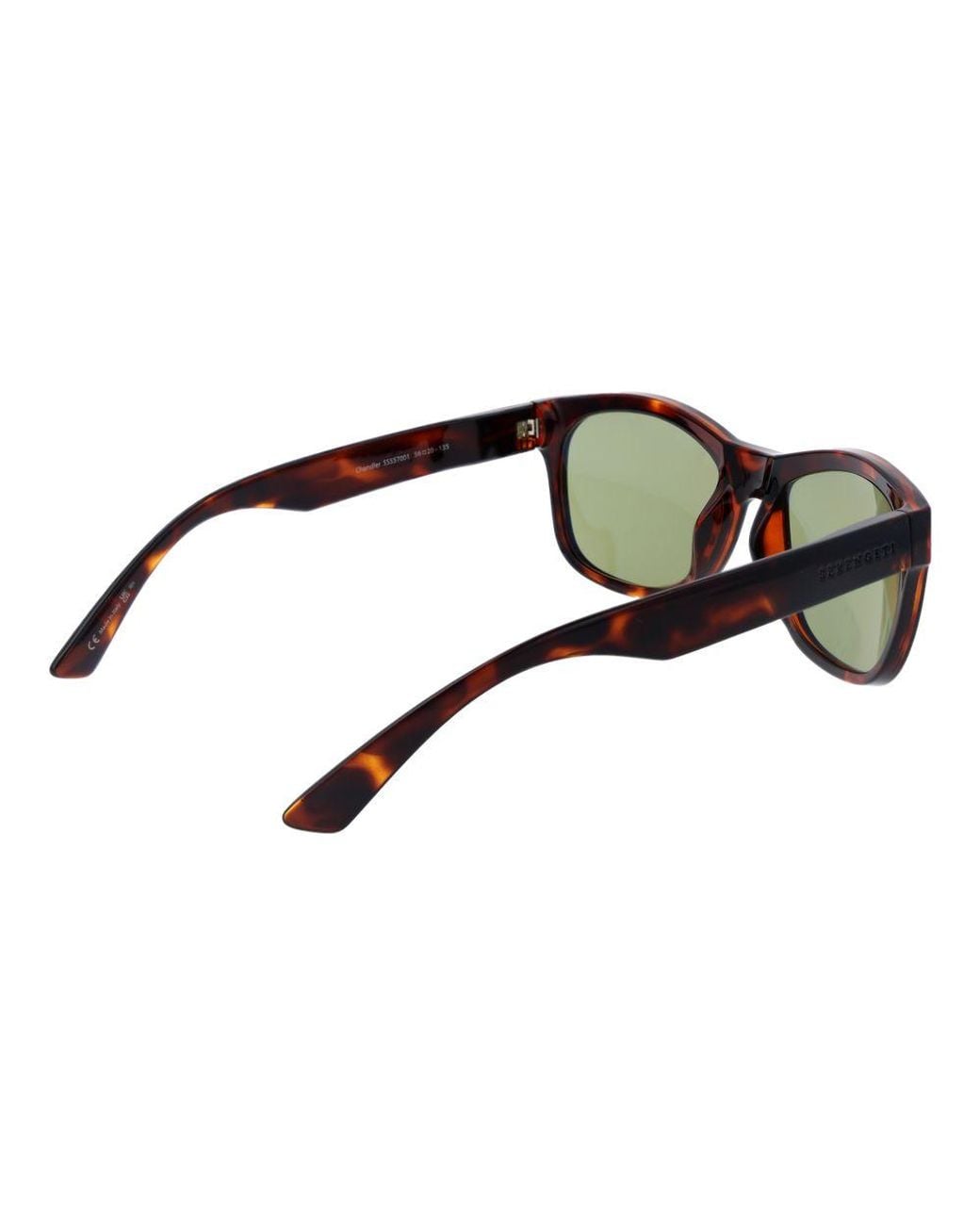 Serengeti Green Brown Unisex Sunglasses