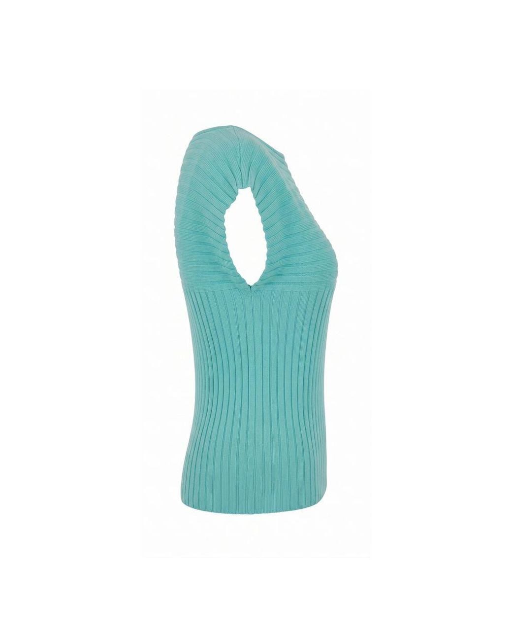 Malo Light Blue Cotton Sweater
