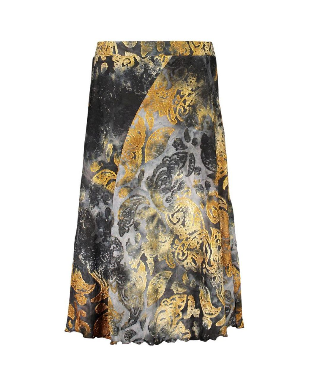 Desigual Blue Polyester Skirt