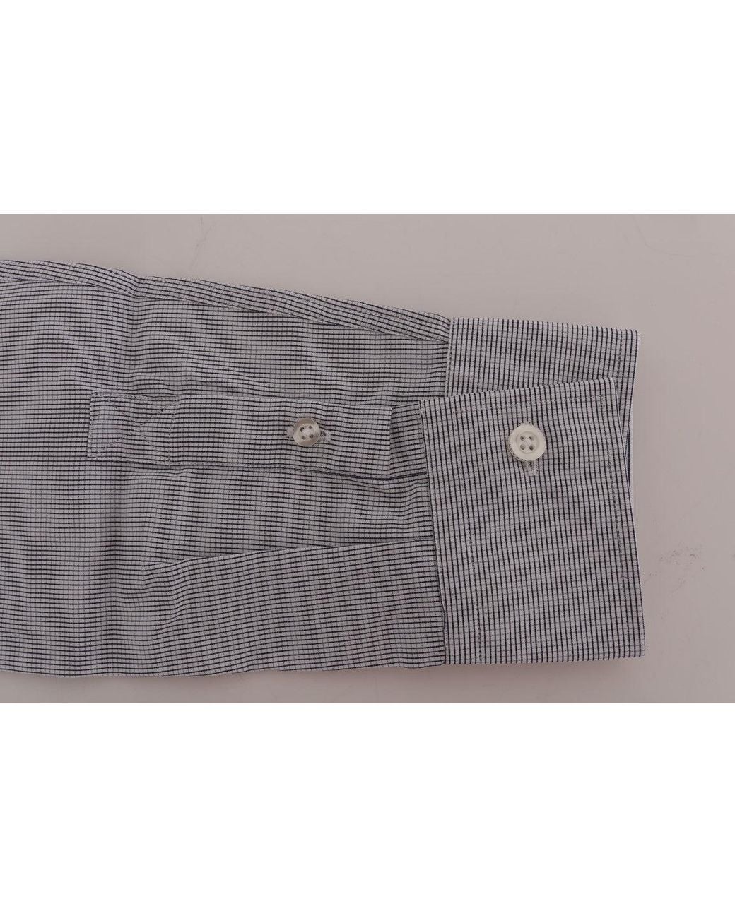 Frankie Morello Gray Check Regular Fit Shirt Blue Tsh1399 for men