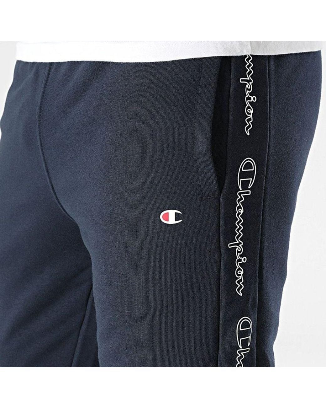 Champion Blue Cotton Joggers (Workout Pants) for men