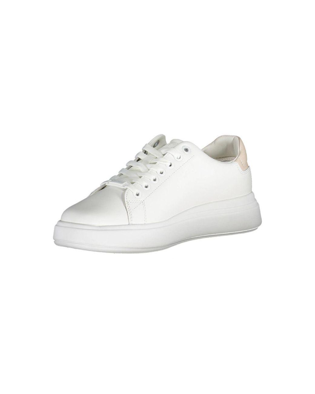 Calvin Klein White Leather Sneaker