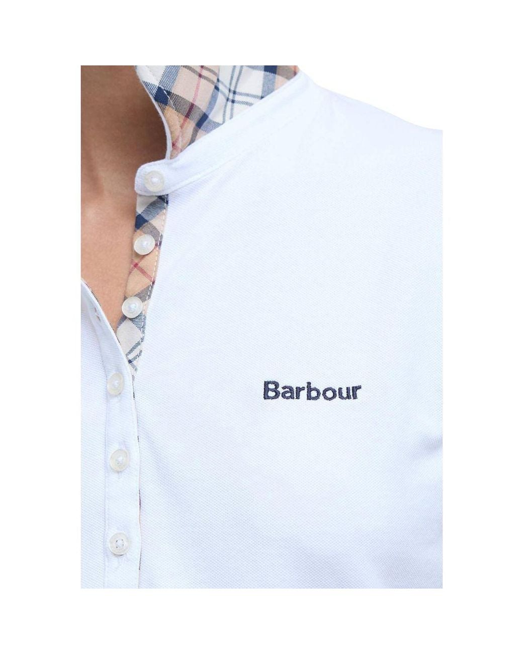 Barbour Blue White Cotton T