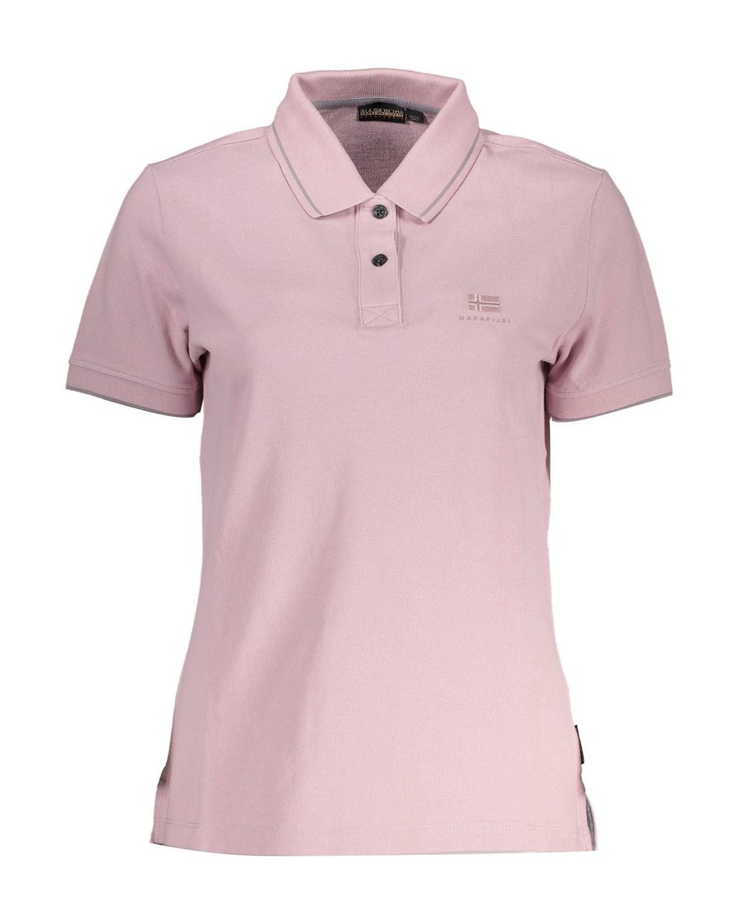 Napapijri Pink Cotton Polo Shirt