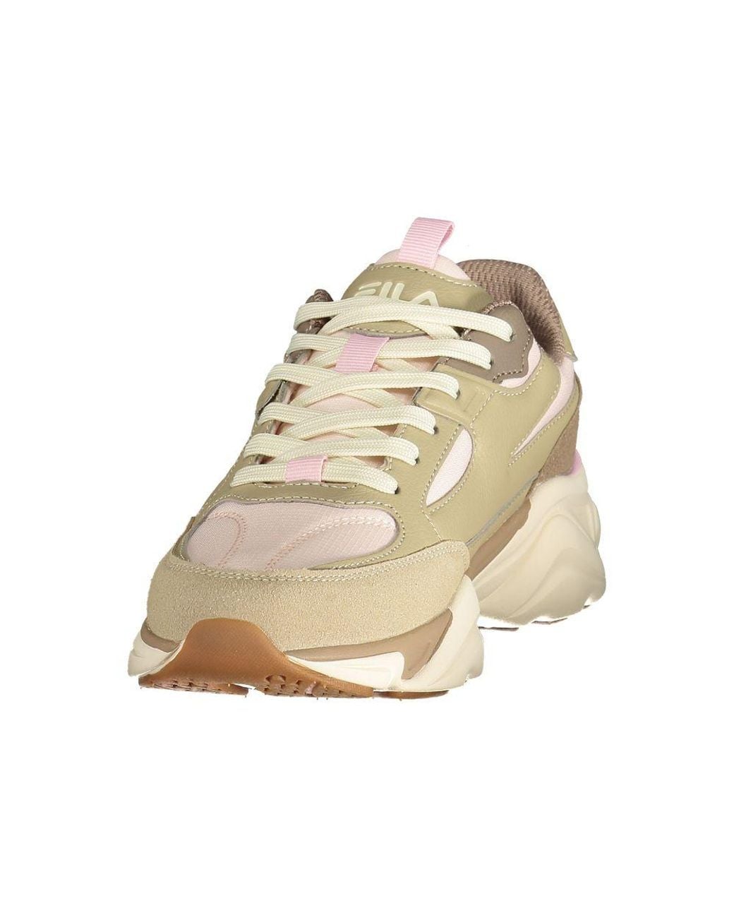 Fila Metallic Beige Polyurethane 's Sneaker