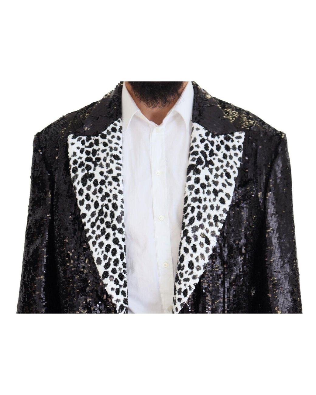 Dolce & Gabbana Black Elegant Single Breasted Blazer for men