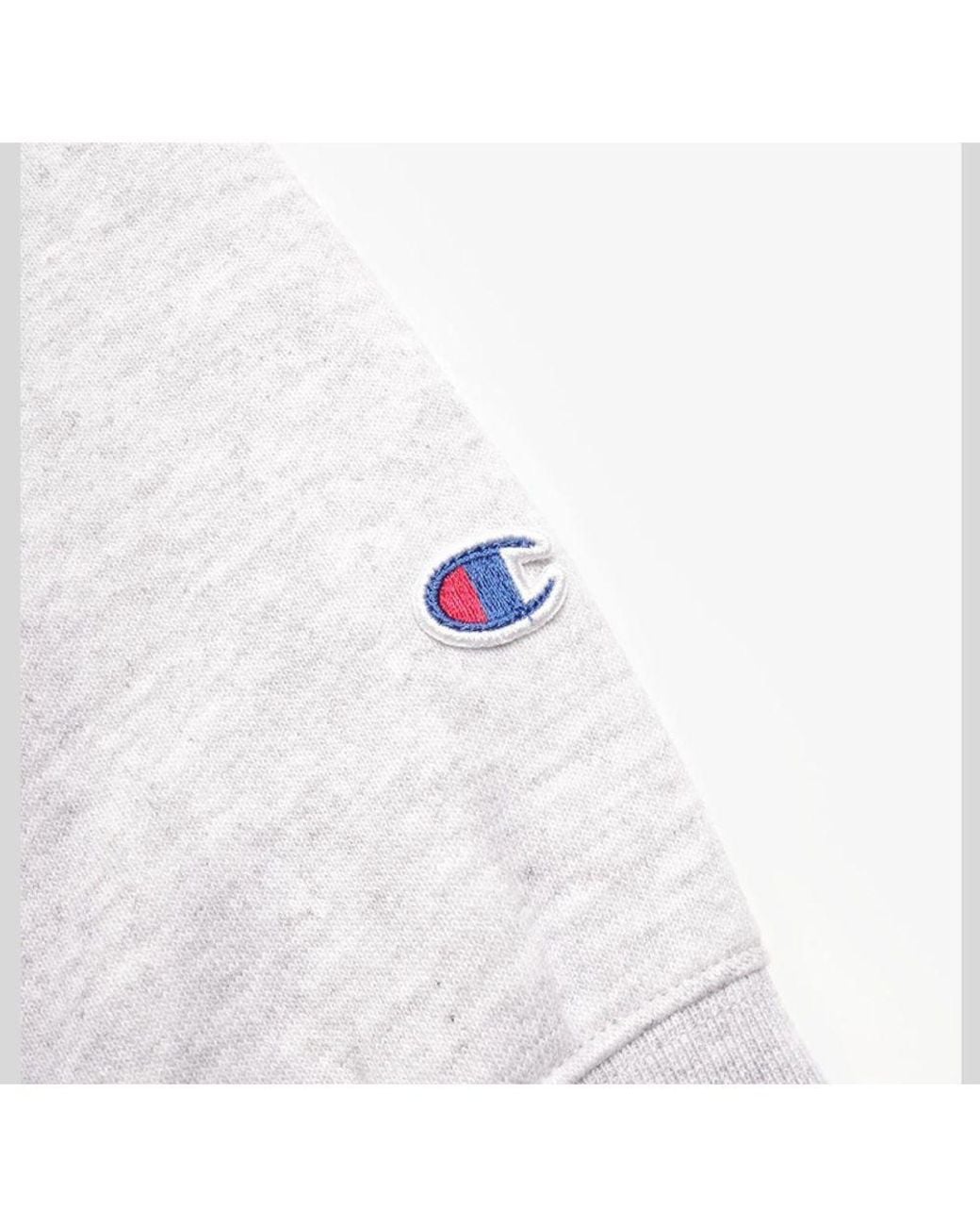 Champion White Cotton Sweatshirt for men