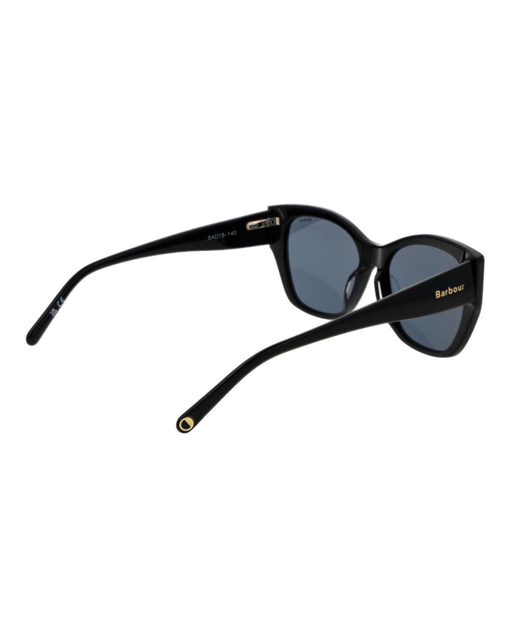 Barbour Black Acetate Sunglasses
