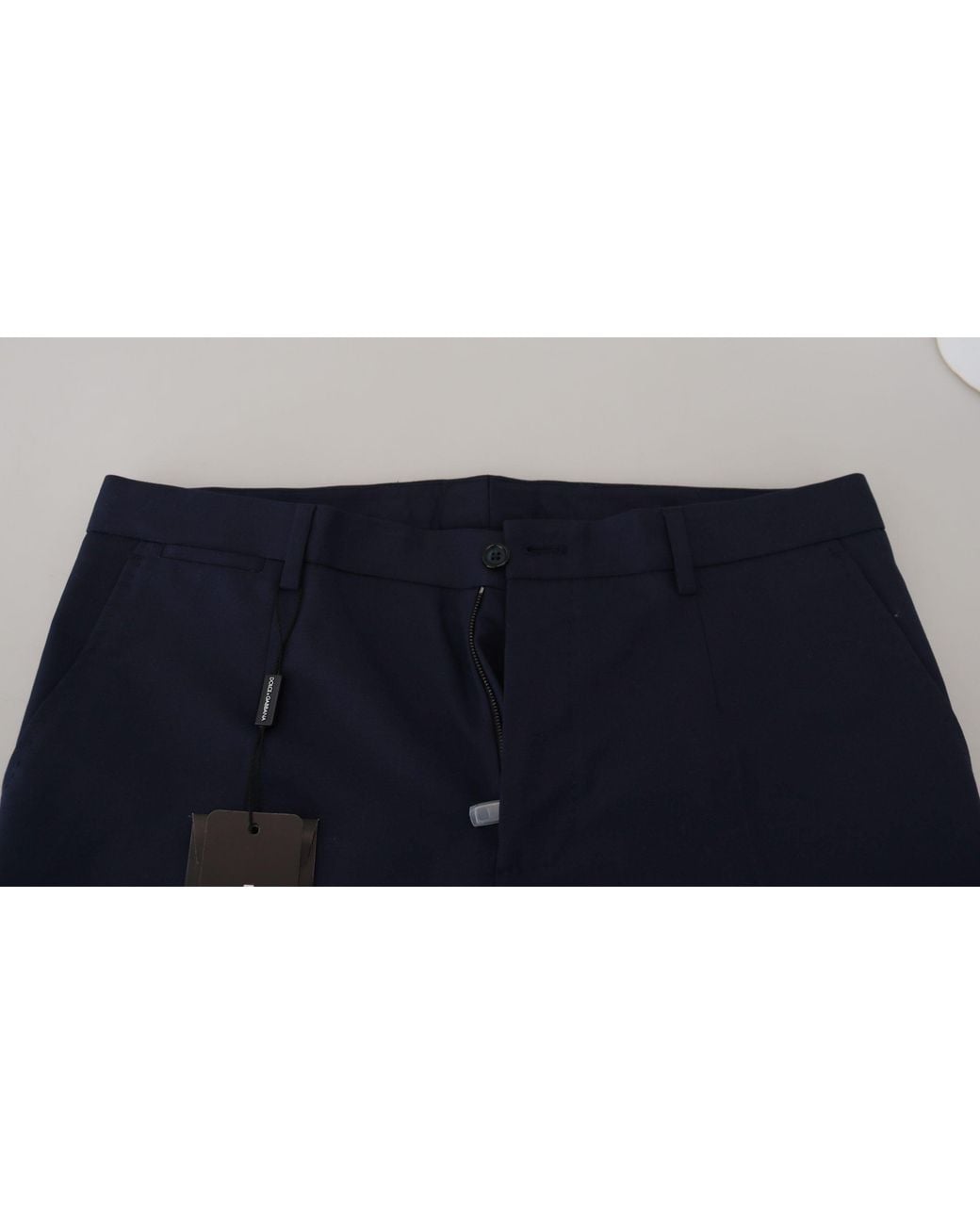 Dolce & Gabbana Blue Elegant Slim Fit Dress Pants for men