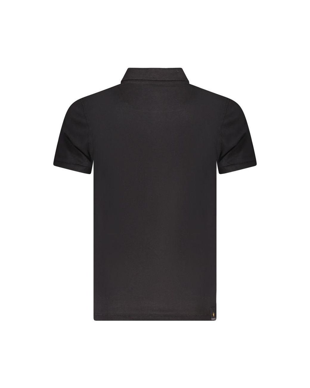 Accademia Militare Black Cotton Polo Shirt for men