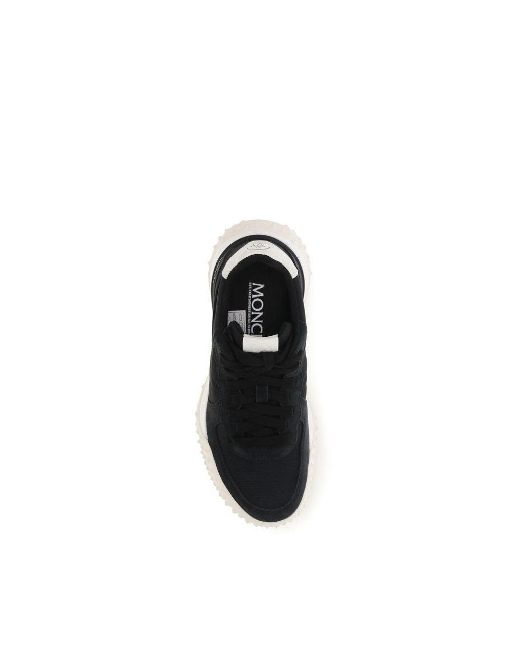 Moncler Black Polyamide Athletic Sneakers