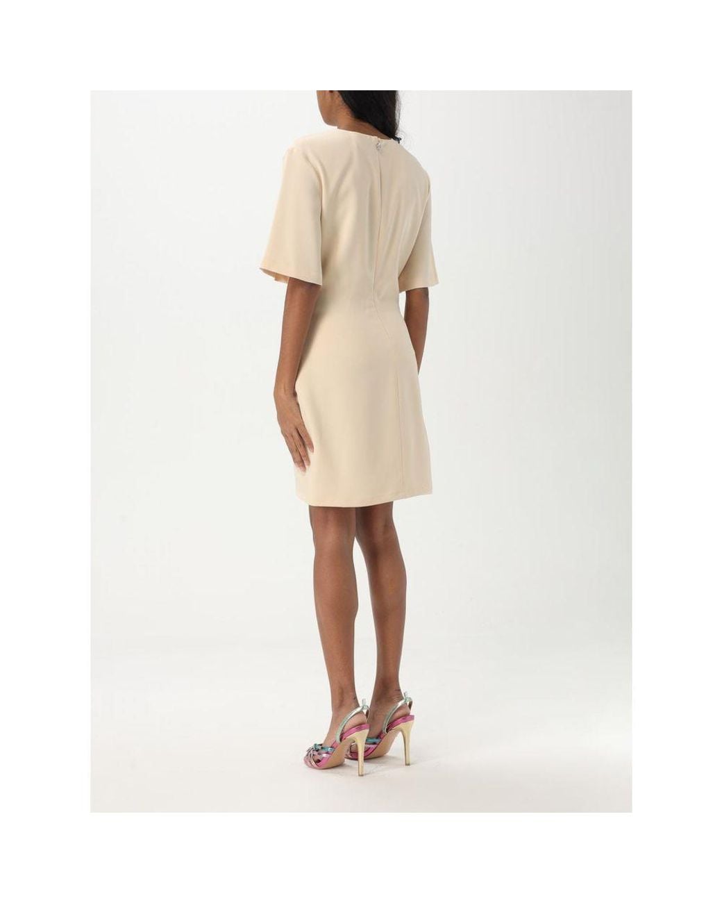 Aniye By Natural Multicolor Crepe Casual Dress