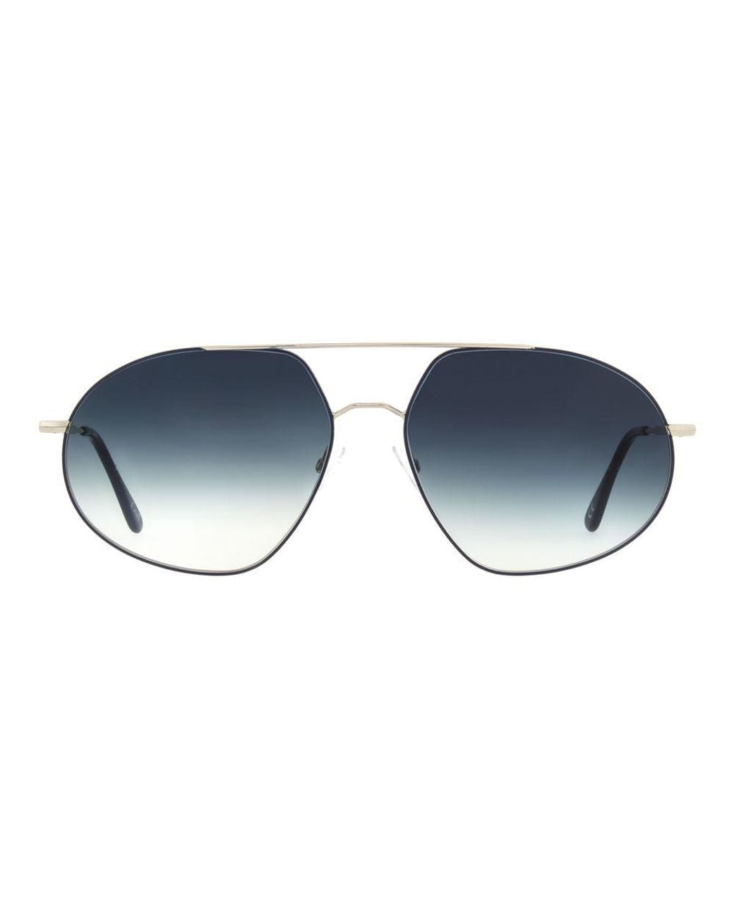 Andy Wolf Blue Metal Sunglasses
