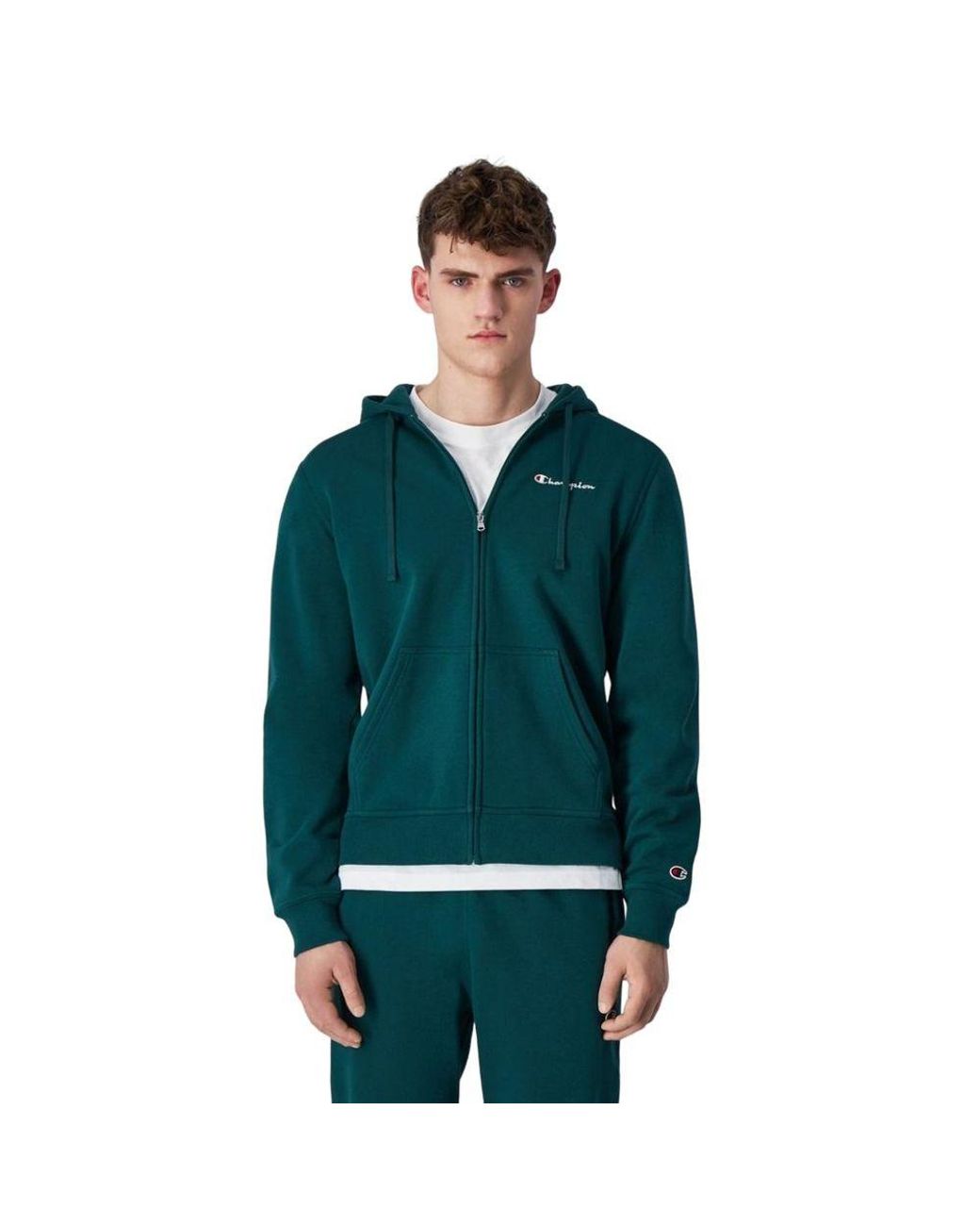 Champion Green Cotton Sweatshirt for men