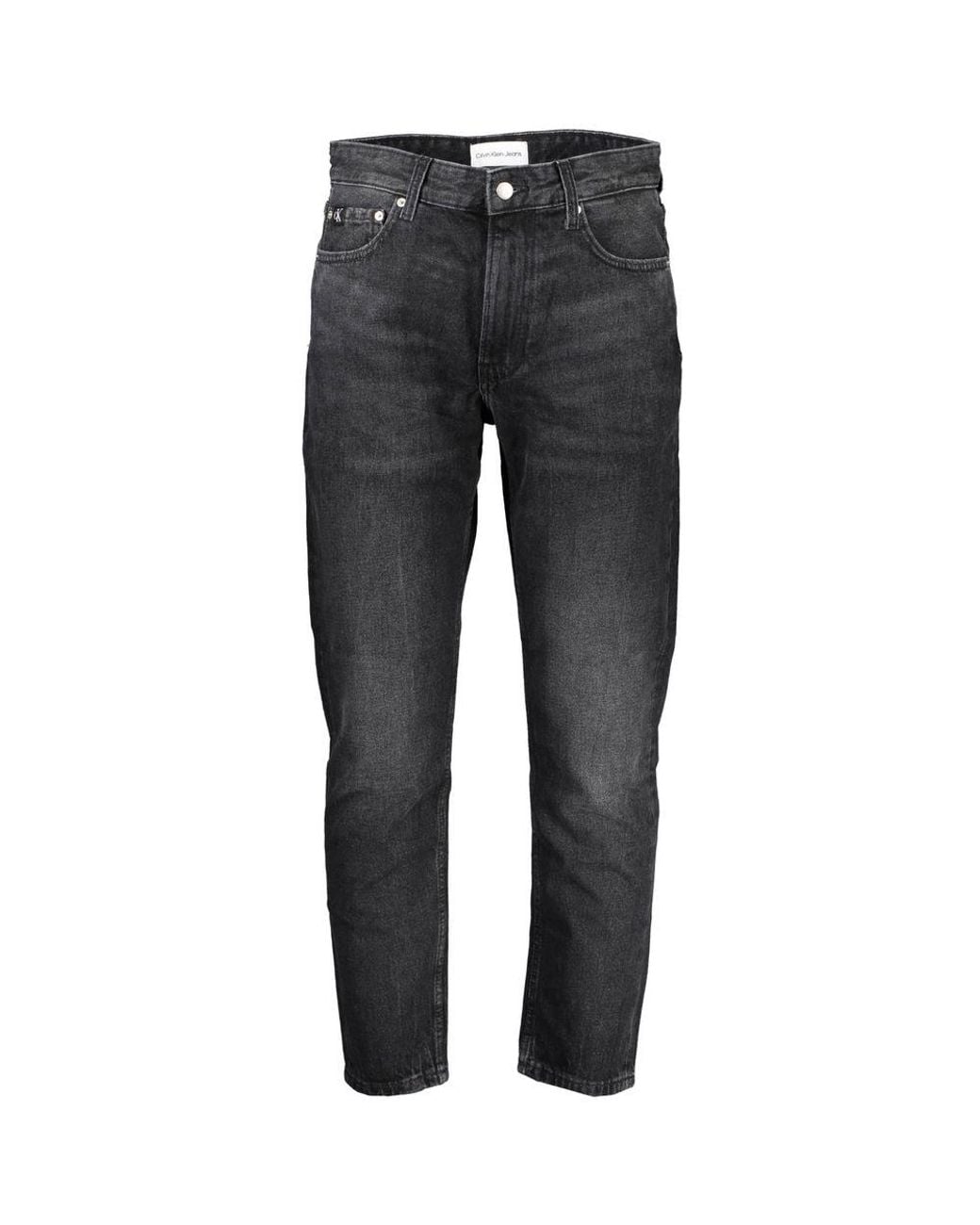 Calvin Klein Gray Cotton Jeans