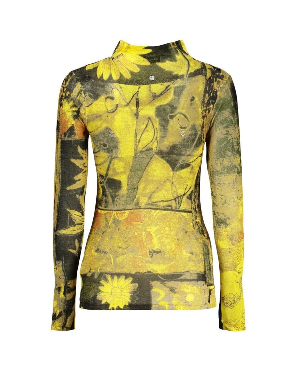 Desigual Yellow Viscose 's Top