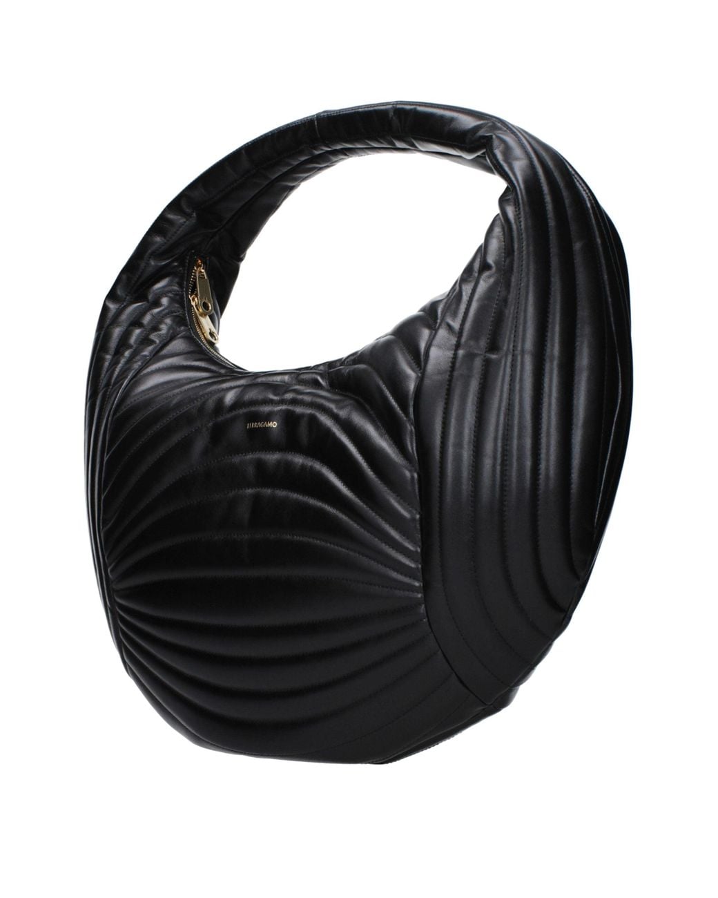 Ferragamo Black Leather Handbag for men