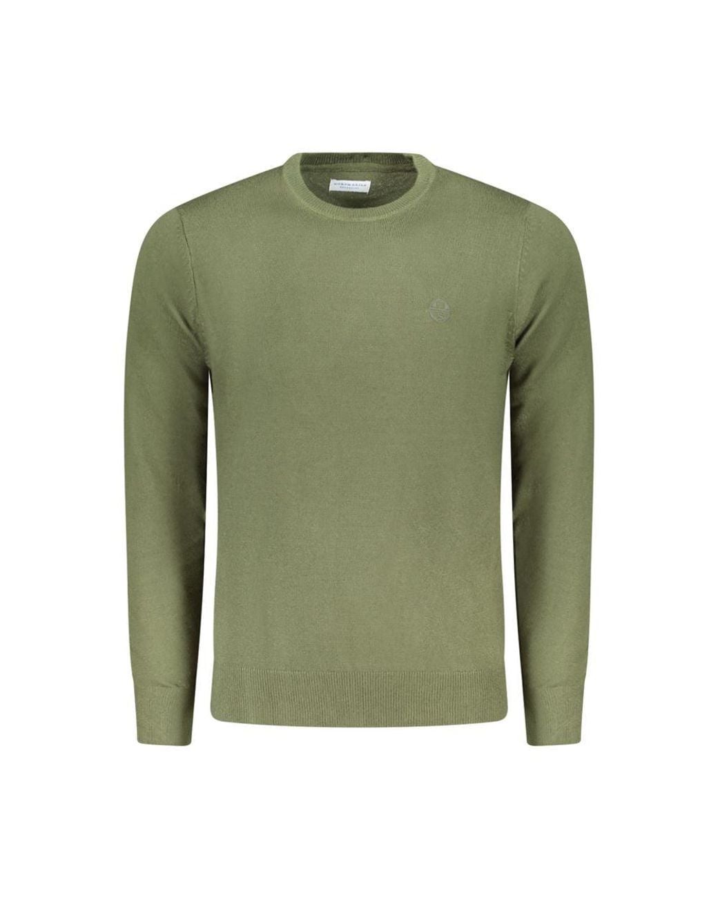 North Sails Green Verde Acrylic Men Sweater for men