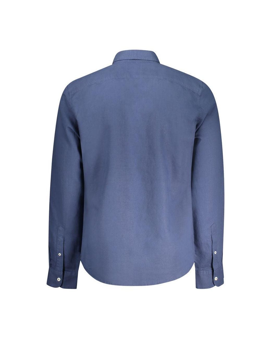 Timberland Blue Blu Linen Shirt for men