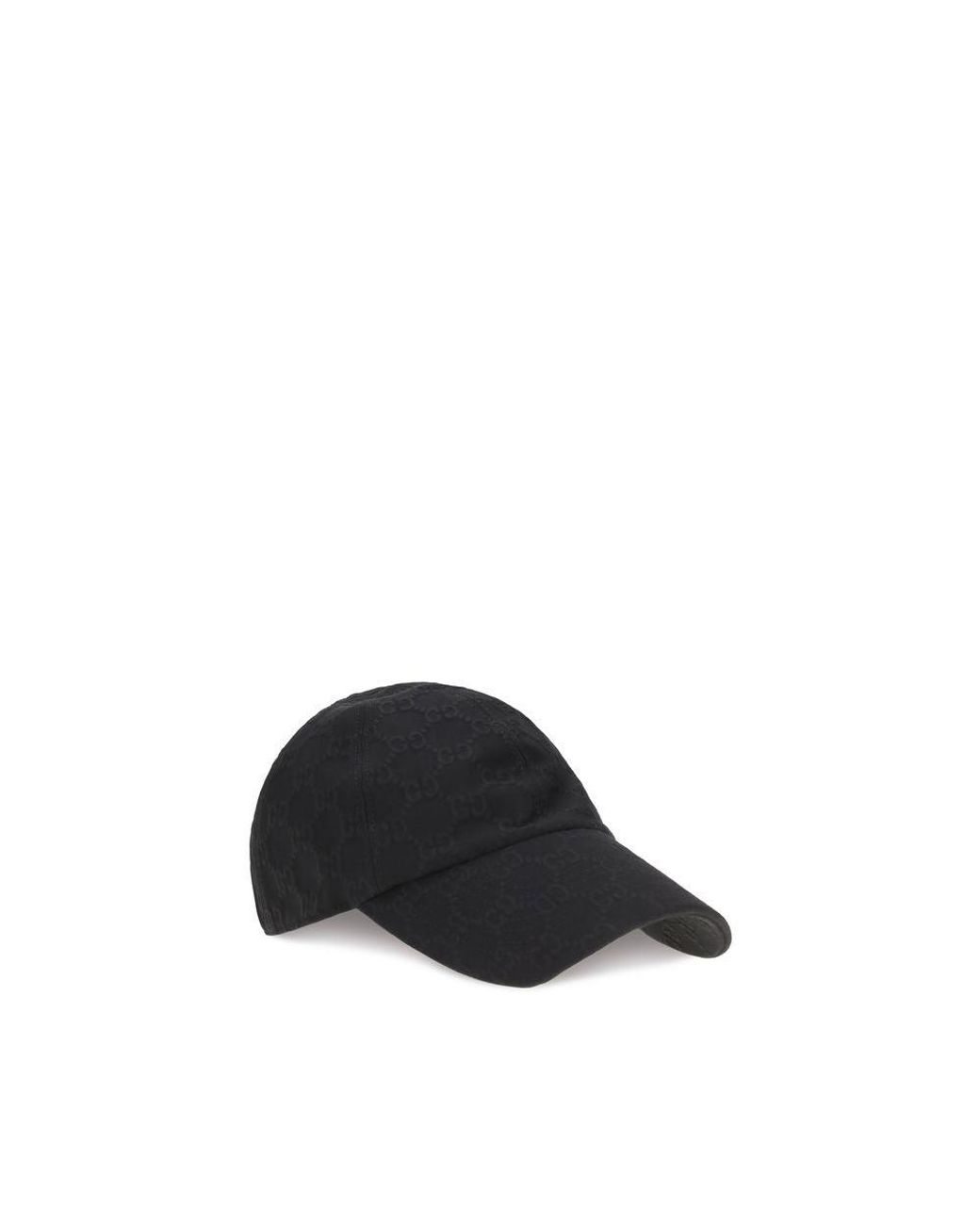 Gucci Black Cotton Cap (baseball Hat)