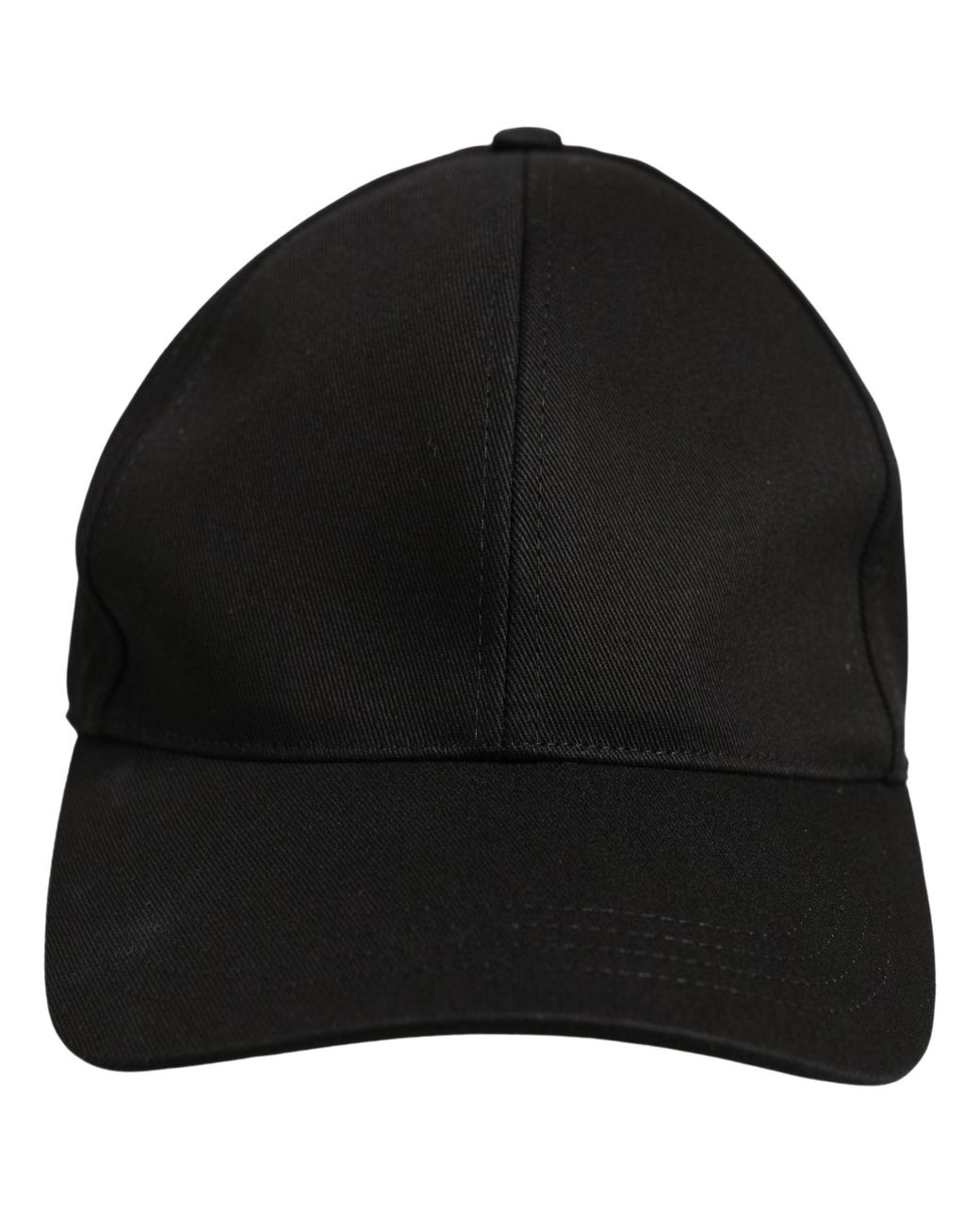 Dolce & Gabbana Black Cotton Baseball Capello 6 Panels Hat for men