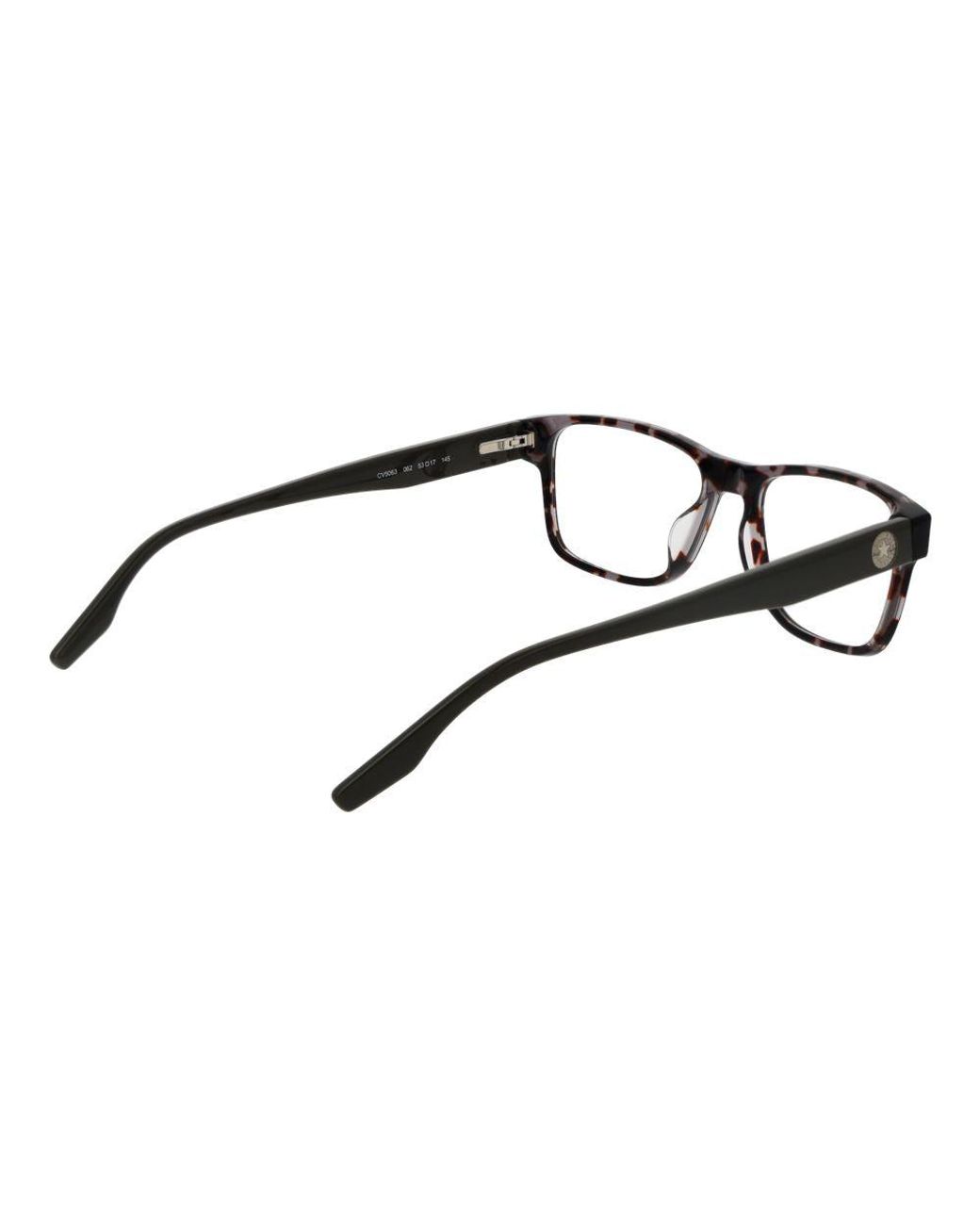 Converse Black Bicolor Acetate Glasses (frames) for men