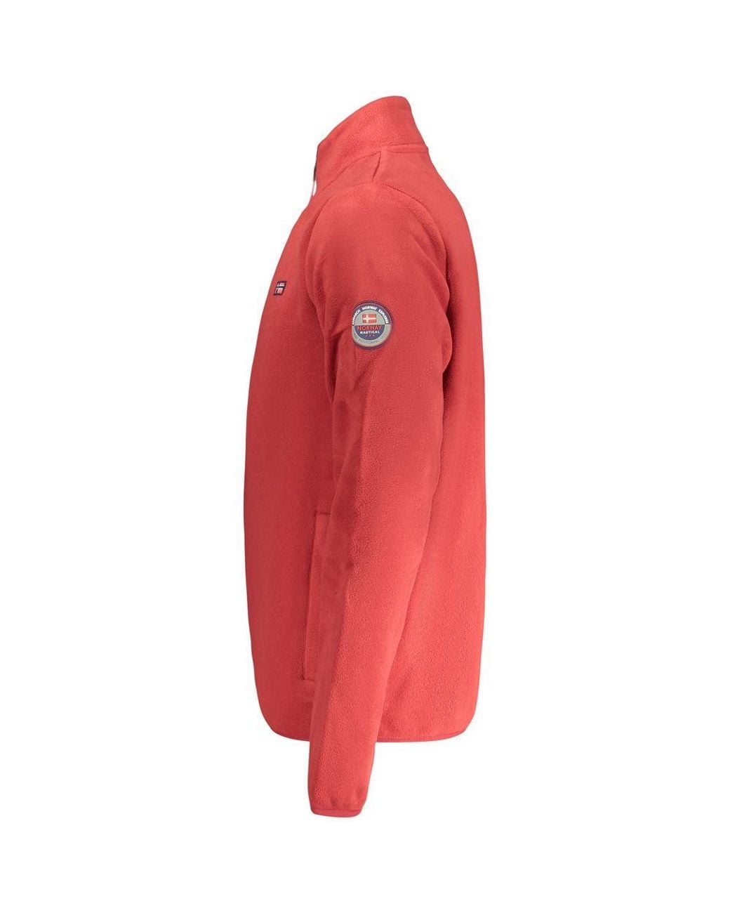 Norway 1963 Red Rosso Poliestere Uomo Felpa for men
