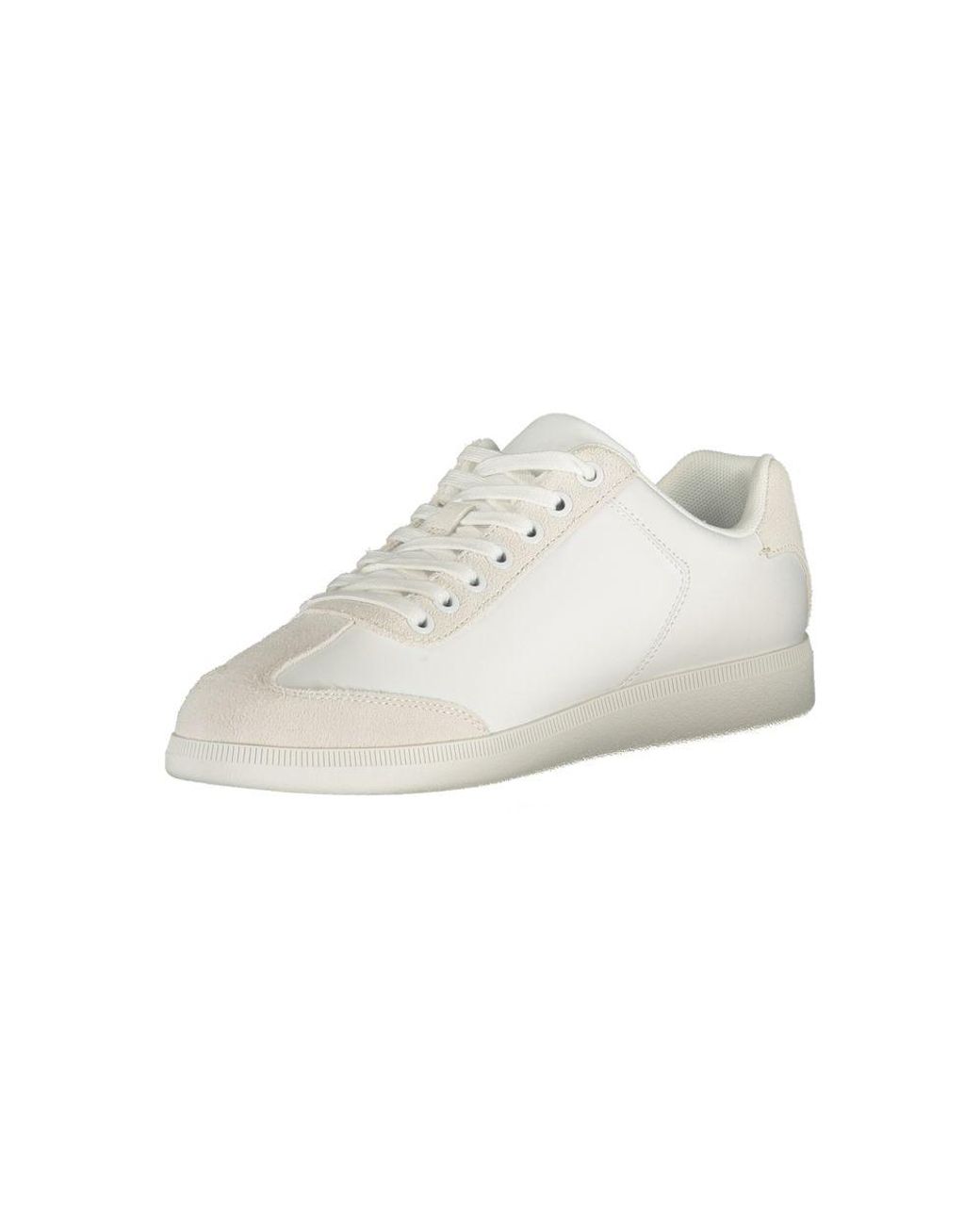 Calvin Klein White Polyester Men's Sneaker for men
