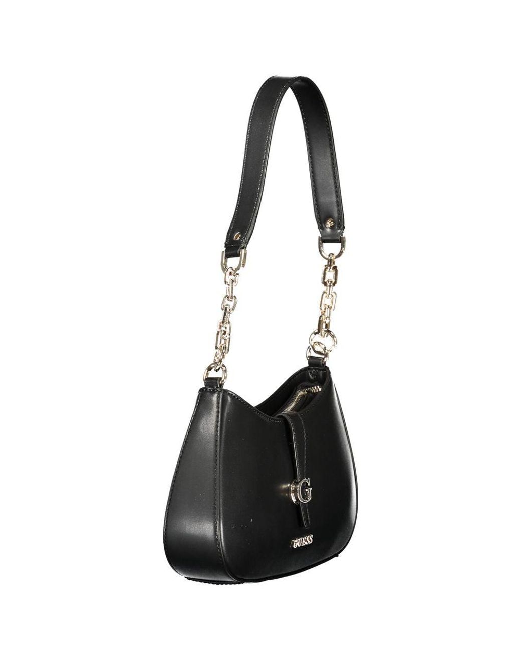 Guess Black Polyurethane Handbag