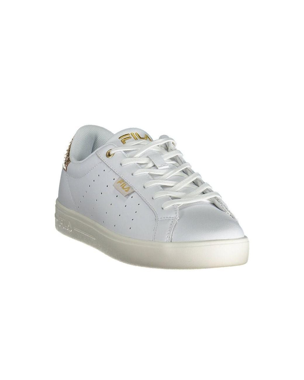 Fila White Leather Sneaker